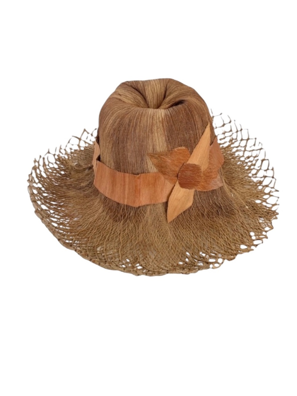 Handmade Woven Palm Sun Hat NWT